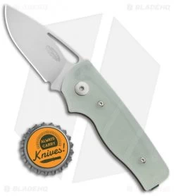 Three Rivers Manufacturing Atlas Slip Joint Knife Jade G-10 (2.25" Satin) -The Family Tools Shop Three Rivers Manufacturing Atlas SJ Jade G 10 Satin BHQ 87278 jr bottlecap