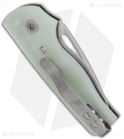 Three Rivers Manufacturing Atlas Slip Joint Knife Jade G-10 (2.25" Satin) -The Family Tools Shop Three Rivers Manufacturing Atlas SJ Jade G 10 Satin BHQ 87278 jr side