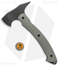 Toor Knives 11" Tomahawk Stealth Gray G-10/Blue Liners (1.75" Black) 9 Toor Knives 11" Tomahawk Stealth Gray G-10/Blue Liners (1.75" Black) -The Family Tools Shop Toor Knives 11in Tomahawk Stealth Gray G 10 BHQ 134824 jr bottlecap
