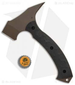 Toor Knives 9" Tomahawk F13 Black G-10 (5.5" Bronze) 9 Toor Knives 9" Tomahawk F13 Black G-10 (5.5" Bronze) -The Family Tools Shop Toor Knives 9in Tomahawk F13 Black G 10 Bronze BHQ 126234 jr bottlecap