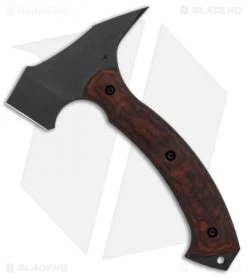 Toor Knives 9" Tomahawk F13 Walnut Pattern G-10 (5.5" Black)