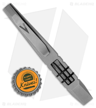 Vero Engineering Fulcrum Prybar/Bit Driver Raw Titanium (5" Fullsize) 6 Vero Engineering Fulcrum Prybar/Bit Driver Raw Titanium (5" Fullsize) - Image 4