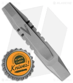 Vero Engineering Fulcrum Mini Prybar/Bit Driver Raw Titanium (3.5" Mini) -The Family Tools Shop Vero Engineering Fulcrum Prybar and Bit Driver Raw Ti Mini BHQ 174702 jr bottlecap