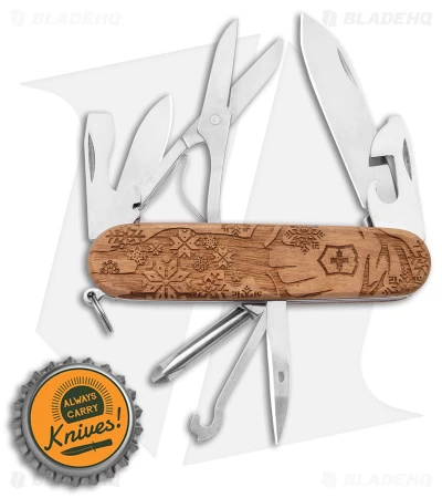 Victorinox Swiss Army Knife Super Tinker Wood Winter Magic 2022 7 Victorinox Swiss Army Knife Super Tinker Wood Winter Magic 2022 - Image 5