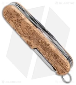 Victorinox Swiss Army Knife Super Tinker Wood Winter Magic 2022 9 Victorinox Swiss Army Knife Super Tinker Wood Winter Magic 2022 -The Family Tools Shop Victorinox Super Tinker Wood Winter Magic 2022 BHQ 176134 jr side