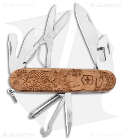 Victorinox Swiss Army Knife Super Tinker Wood Winter Magic 2022 3 Victorinox Swiss Army Knife Super Tinker Wood Winter Magic 2022