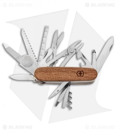Victorinox SwissChamp Swiss Army Knife W/ Walnut Wood Handle 1.6791.63US2 3 Victorinox SwissChamp Swiss Army Knife W/ Walnut Wood Handle 1.6791.63US2