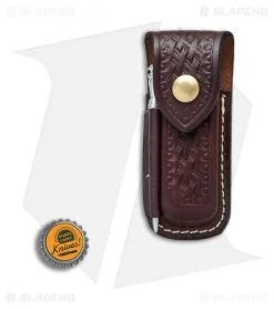 Victorinox Zermatt Medium Brown Leather Sheath W/ Sharpening Steel Rod 33204 -The Family Tools Shop Victorinox Zermatt medium brown leather belt sheath sharpening steel rod BHQ 64554 er bottlecap
