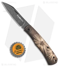 Viper Knives Hug Slip Joint Knife Black SW Bronze Star (3" Black SW) V5991BRS -The Family Tools Shop Viper Knives Hug SJ Black SW Bronze Star Black SW BHQ 140457 jr bottlecap