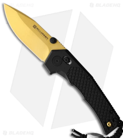 Willumsen Copenhagen Zero7 Cross Bar Knife Black GFN (3.5" Gold) 3 Willumsen Copenhagen Zero7 Cross Bar Knife Black GFN (3.5" Gold)