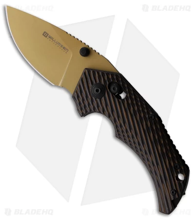 Willumsen Copenhagen Red E Bar Lock Knife Brown G-10 (2.7" Tan) 3 Willumsen Copenhagen Red E Bar Lock Knife Brown G-10 (2.7" Tan)