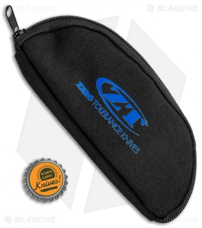 Zero Tolerance Zipper Sheath Knife Pouch W/ Fleece (Black) 5 Zero Tolerance Zipper Sheath Knife Pouch W/ Fleece (Black) - Image 3