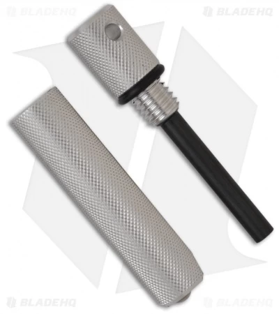Aurora Magnesium Fire Starter By Solo Scientific (Silver / 440C Blade) 3 Aurora Magnesium Fire Starter By Solo Scientific (Silver / 440C Blade)
