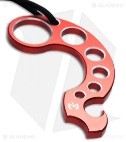 Bastinelli Tactidrink Red Aluminum Bottle Opener -The Family Tools Shop bastinelli tactidrink red side