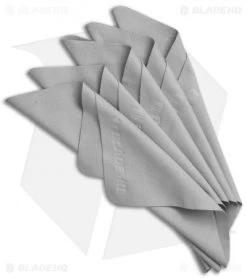 Blade HQ Embossed Gray Polishing Cloths (5.75" X 6.75") 7 Blade HQ Embossed Gray Polishing Cloths (5.75" X 6.75") -The Family Tools Shop blade hq embossed gray polishing clothe 5 layered