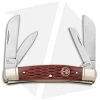 Boker Red Shield Congress Pocket Knife 3.625" Red Bone BK110752