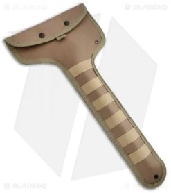 Hardcore Hardware BFT01-G Tactical Tomahawk Axe Desert Tan G10 -The Family Tools Shop hardcore hardware bft01g g10 black sheath