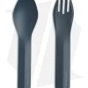 Human Gear GoBites Duo Spoon And Fork Combo Camp Utensils (Gray) HUM0410 -The Family Tools Shop human gear gobites duo spoon fork combo gray BHQ 37066 er