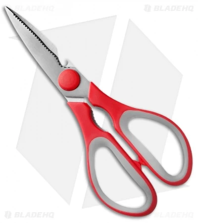 8" Kitchen Shears Scissors W/ Bottle Opener (Red) 3 8" Kitchen Shears Scissors W/ Bottle Opener (Red)