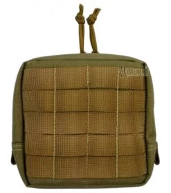 Maxpedition 6" X 6" Padded Foliage Green Pouch 0249F -The Family Tools Shop maxpedition 0249 6x6 padded pouch back
