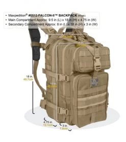 Maxpedition Falcon II Black Assault Backpack Hydration 0513B 13 Maxpedition Falcon II Black Assault Backpack Hydration 0513B -The Family Tools Shop maxpedition falcon ii od green khaki khaki foliage 2