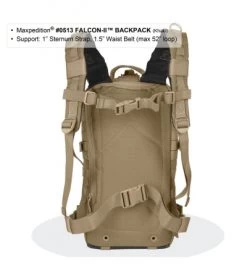 Maxpedition Falcon II Khaki-Foliage Assault Backpack Hydration 0513KF -The Family Tools Shop maxpedition falcon ii od green khaki khaki foliage 3 1