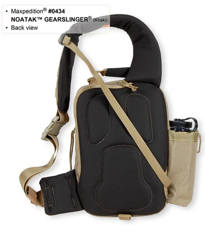 Maxpedition Noatak Gearslinger Black Shoulder Sling Bag Pack 0434B 5 Maxpedition Noatak Gearslinger Black Shoulder Sling Bag Pack 0434B - Image 3