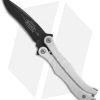 Microtech Metalmark Silver Aluminum Balisong Butterfly Knife (3.875" Black) 2 Microtech Metalmark Silver Aluminum Balisong Butterfly Knife (3.875" Black) -The Family Tools Shop microtech metalmark silver black 170 1si