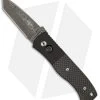 Emerson Pro-Tech CQC-7 Automatic Knife W/ Carbon Fiber (3.25" Damascus) -The Family Tools Shop protech emerson auto tanto carbon fiber damascus e7t105