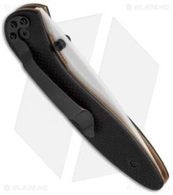 Stone River Ceramic Liner Lock Knife Black G-10 (3.25" White) SRG2GLW -The Family Tools Shop stone river ceramics srg2glw cm side