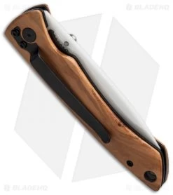 Stone River Ceramic Liner Lock Knife Olive Wood (2.75" White) SRG2WMO -The Family Tools Shop stone river ceramics srg2wmo cm side