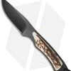 Stone River Ceramic Caping Fixed Blade Knife Stag Horn (3" Black) SRG65SCB -The Family Tools Shop stone river ceramics srg65scb cm