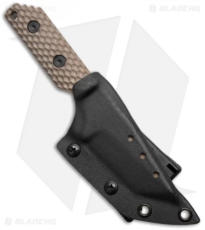 Strider DB GG Tanto Fixed Blade Knife Coyote Gunner Grip G-10 (3.25" Tan) 4 Strider DB GG Tanto Fixed Blade Knife Coyote Gunner Grip G-10 (3.25" Tan) - Image 2