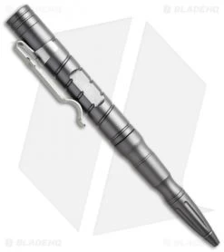 UZI Tactical Pen 9 W/ White LED Light (Gray) TACPEN-9