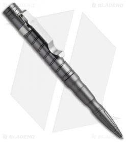 UZI Tactical Pen 9 W/ White LED Light (Gray) TACPEN-9 7 UZI Tactical Pen 9 W/ White LED Light (Gray) TACPEN-9 -The Family Tools Shop uzi led tactical pen open cm