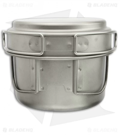 Vargo Ti-Boiler Titanium Pot/Mug & Lid/Pan Double Boiler (0.9 + 0.4 Liters) 6 Vargo Ti-Boiler Titanium Pot/Mug & Lid/Pan Double Boiler (0.9 + 0.4 Liters) - Image 4