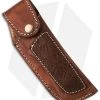 Venture 7.5" V114F Leather Fixed Blade Belt Sheath Brown