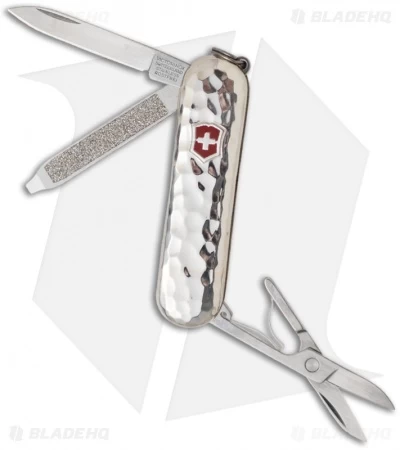 Victorinox Swiss Army Knife Classic SD Hammered Sterling Silver 53029 3 Victorinox Swiss Army Knife Classic SD Hammered Sterling Silver 53029
