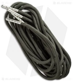Wasatch Outdoors 48" Paracord Survival Laces W/Tinder & Fishing Line (OD Green)